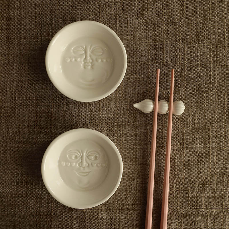 Funny 3D Face Soy Sauce Dish