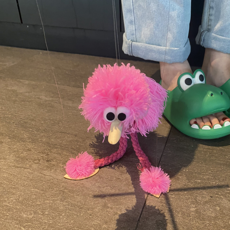 Pull-string Wooden Puppet Bird - Fun & Creative IQ Toy