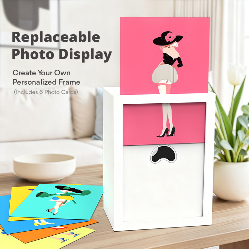 LED Photo Frame Tissue Box