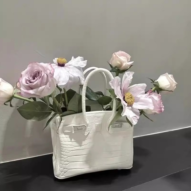 Handbag-Inspired Vase