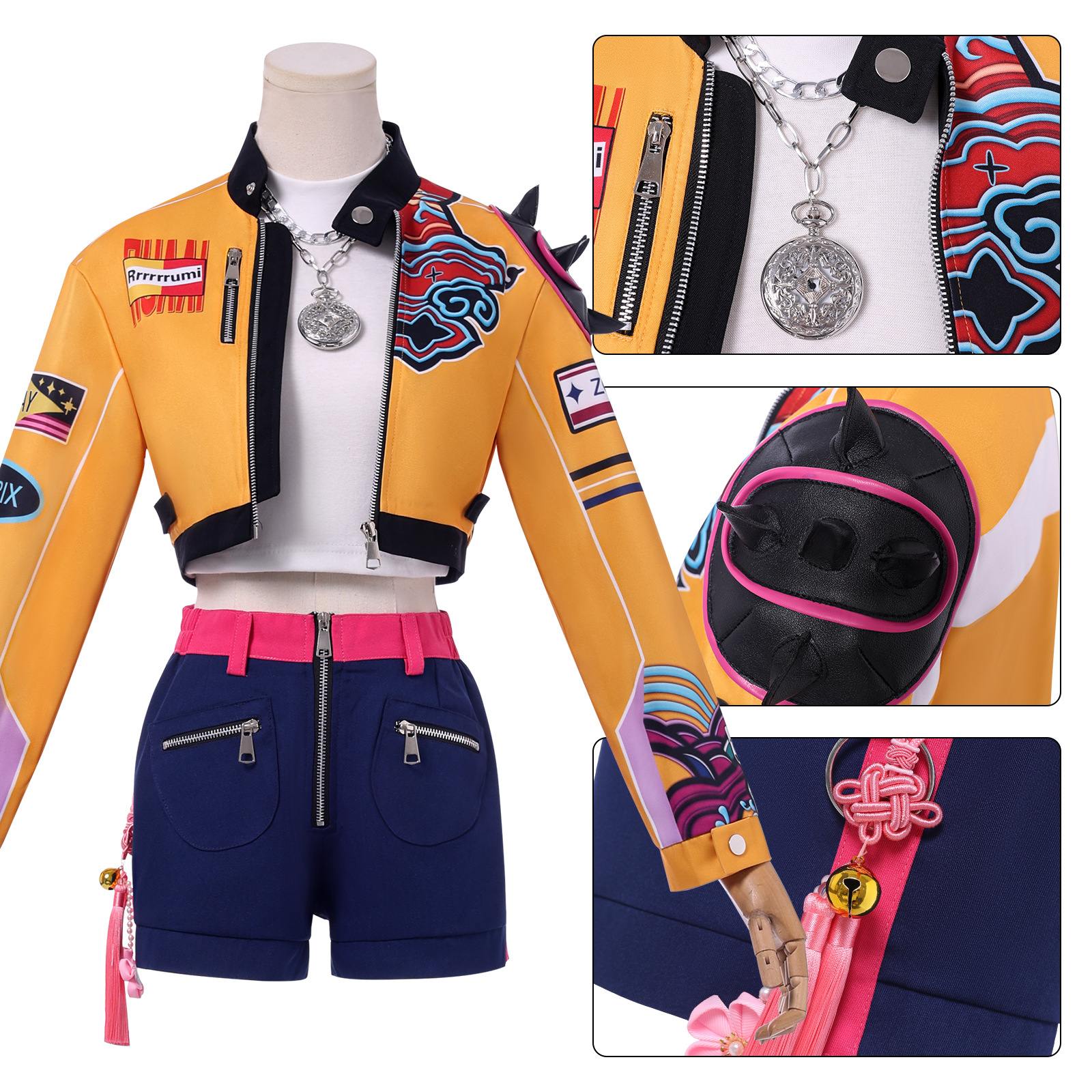 KPop Demon Hunters COS Stage Performance Costume