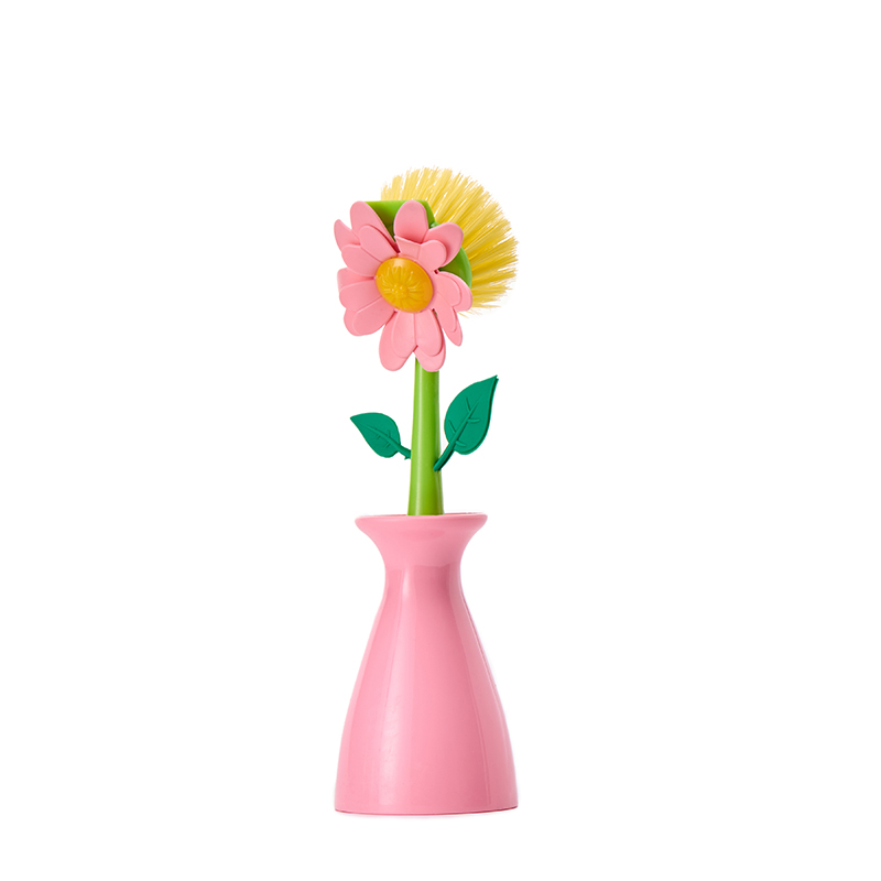 Flower-Shaped Kitchen Scrub Brush