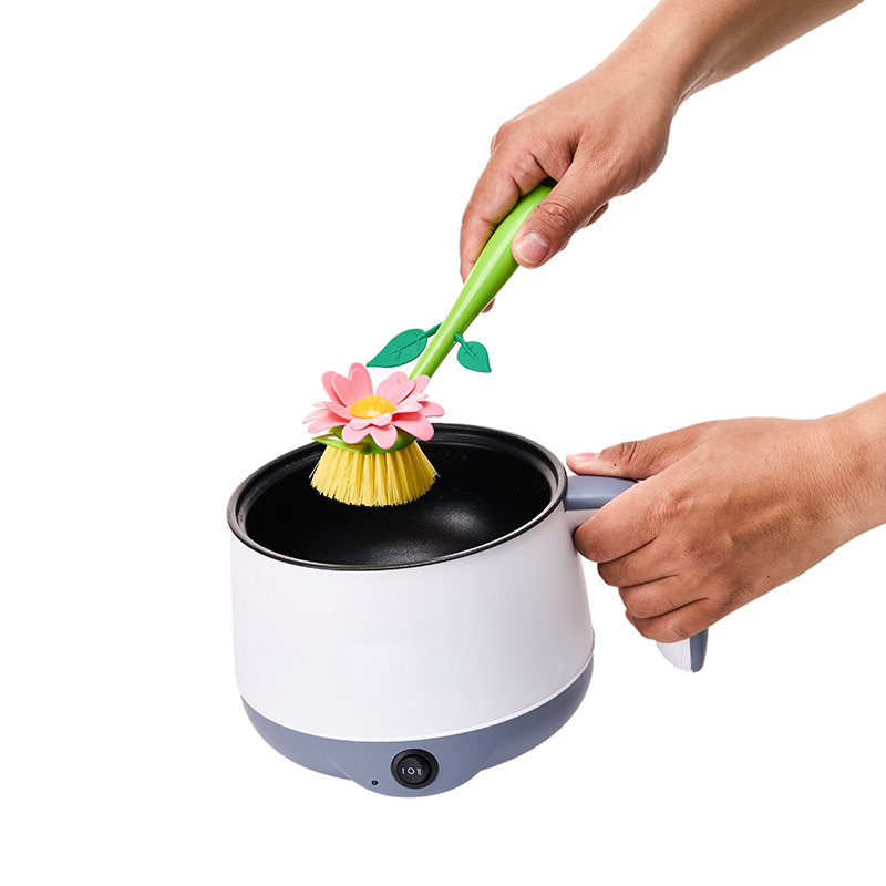 Flower-Shaped Kitchen Scrub Brush