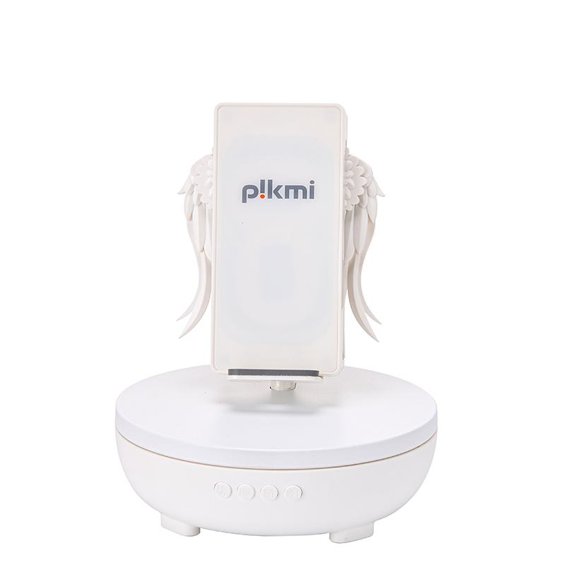 Angel Wings Bluetooth Speaker Stand with Wireless Charger