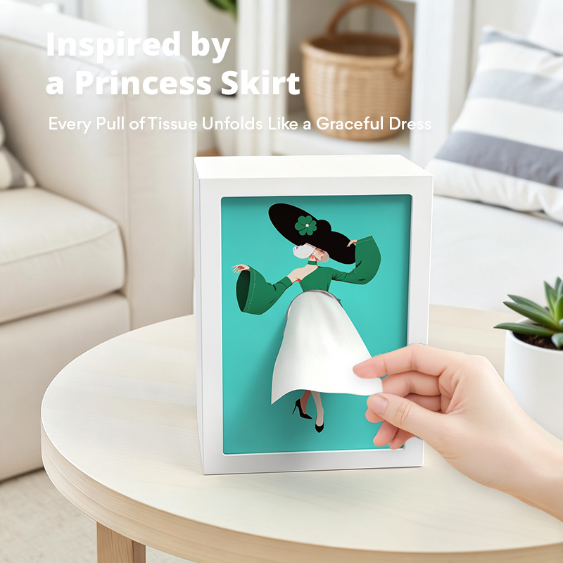 LED Photo Frame Tissue Box