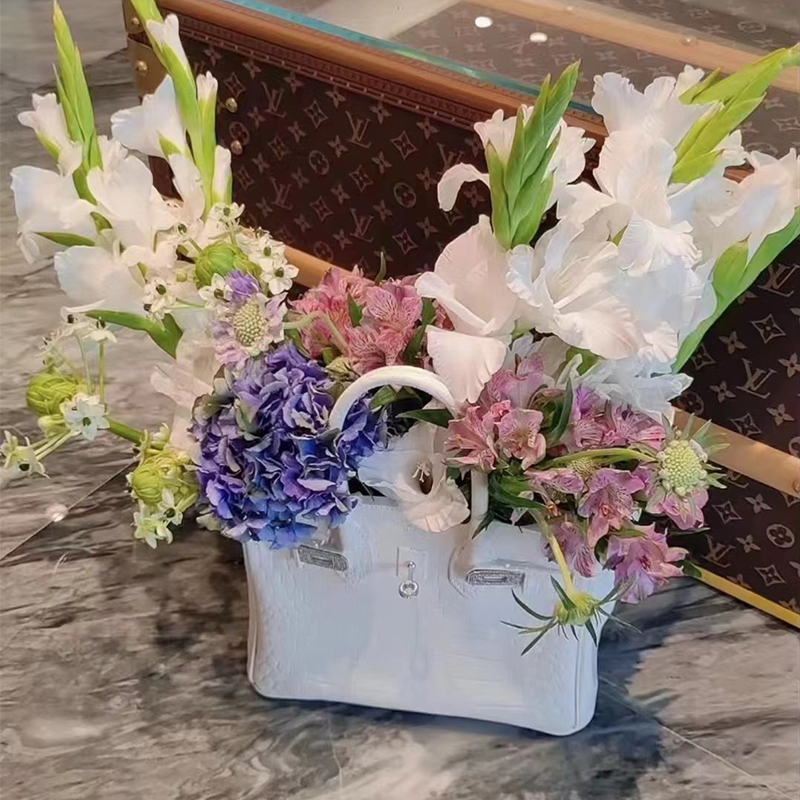 Handbag-Inspired Vase
