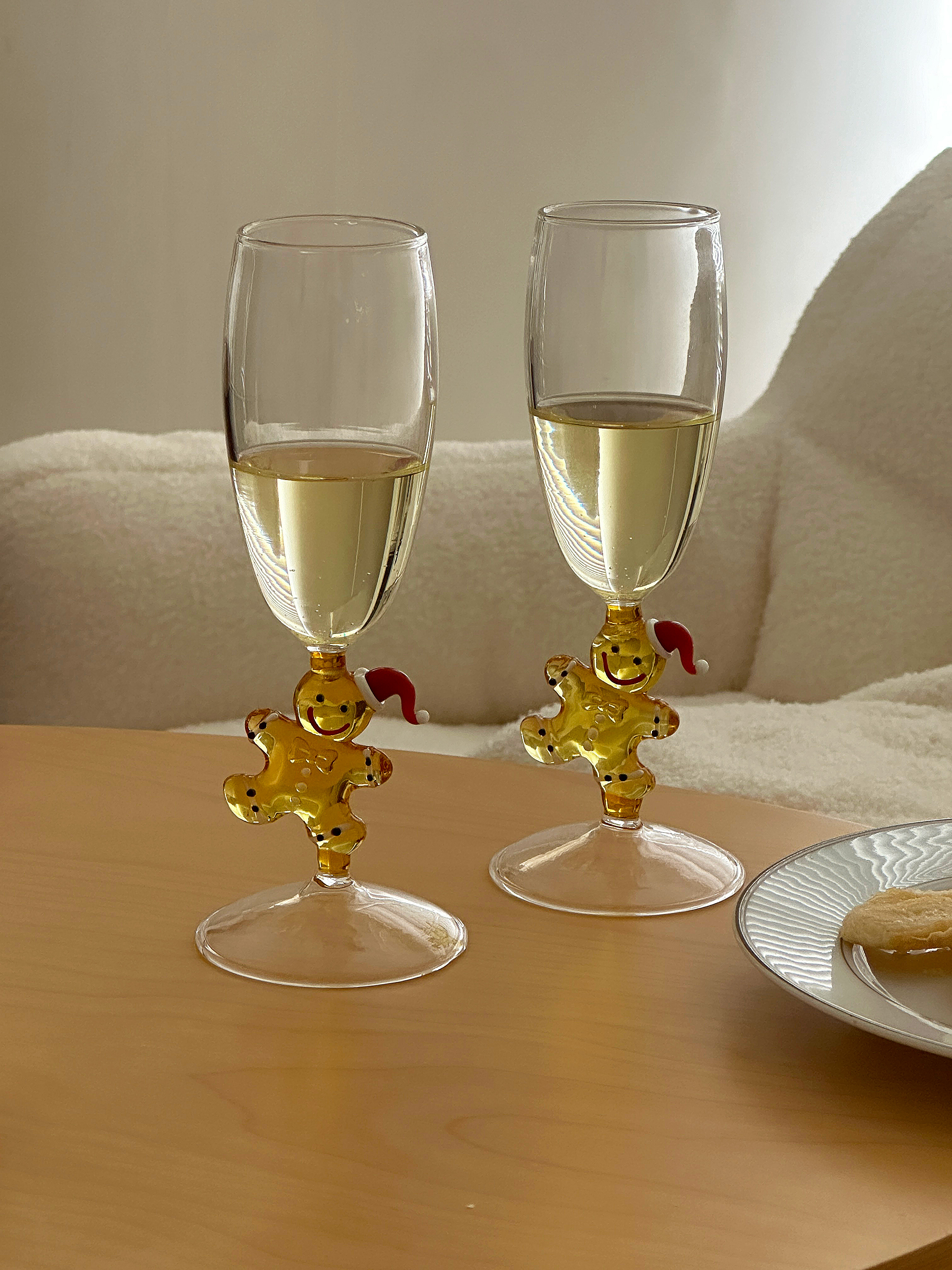 Christmas Gingerbread Man Creative Glass