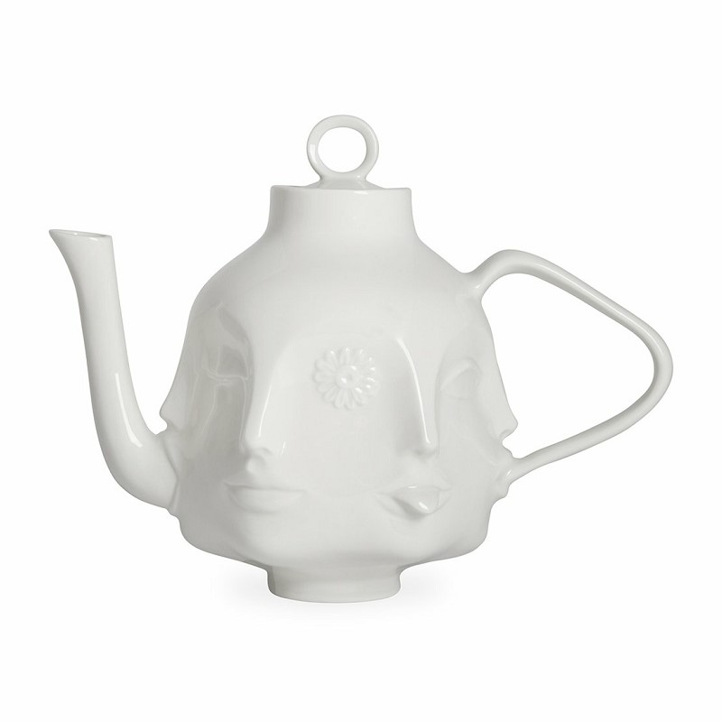 Art Face Ceramic Teapot