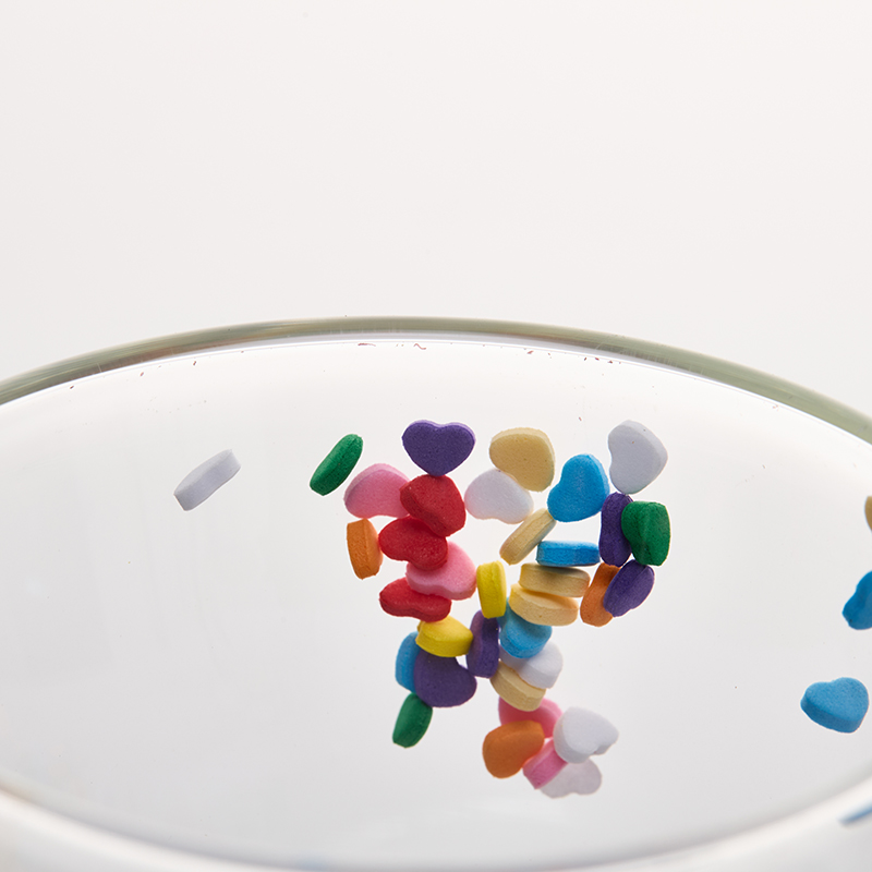 Heart-Shaped Double Wall Glass Cup