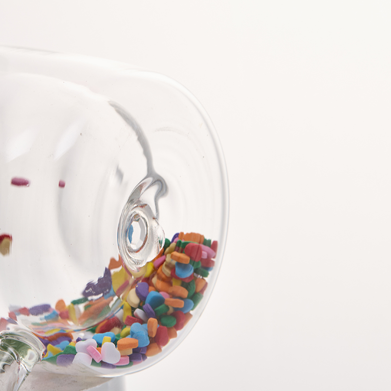 Heart-Shaped Double Wall Glass Cup