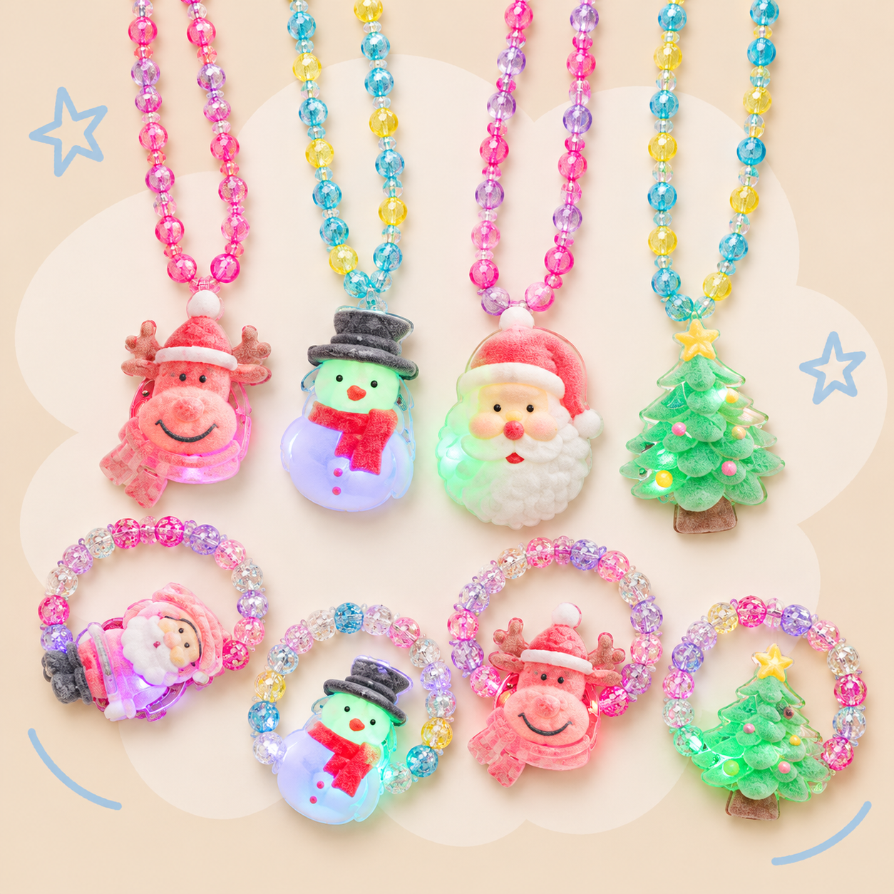 Light-Up Christmas Character Party Accessory