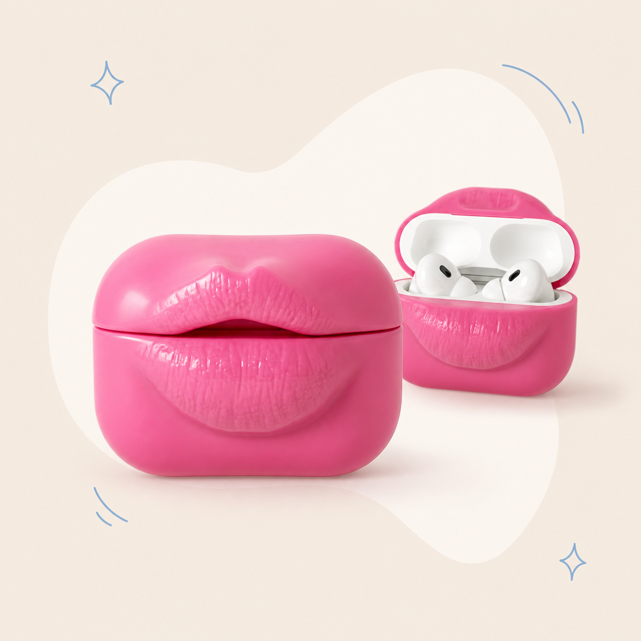 Barbie Lips AirPods Case
