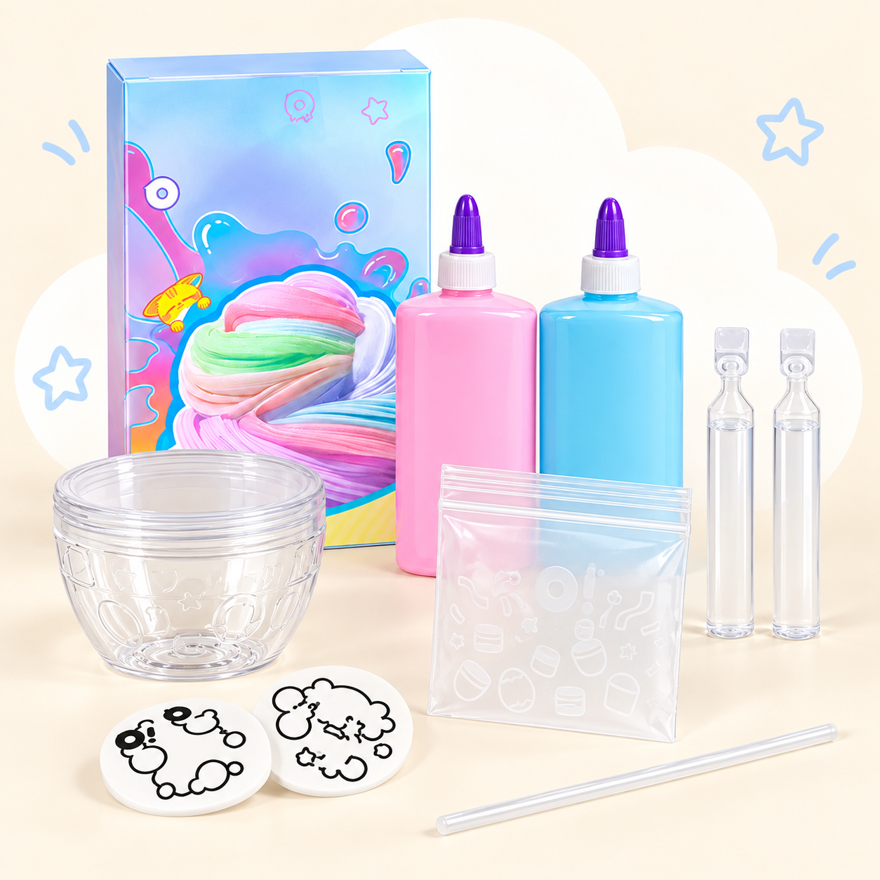 DIY Slime Making Kit with Mixing Container