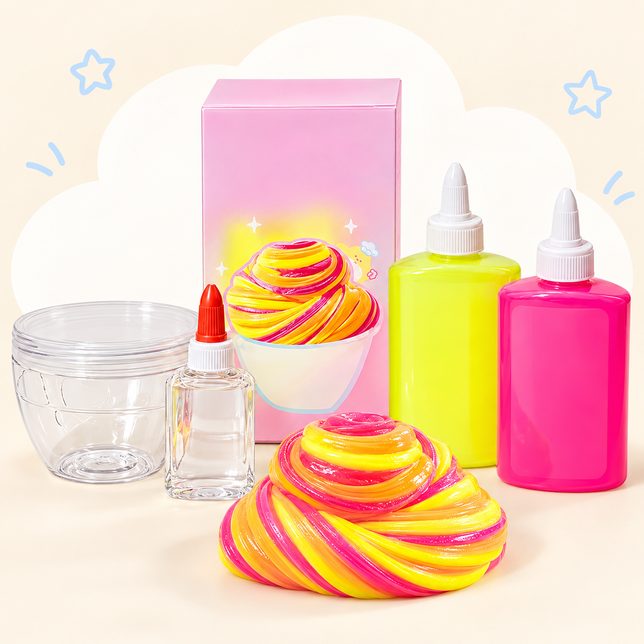 DIY Slime Making Kit with Mixing Container