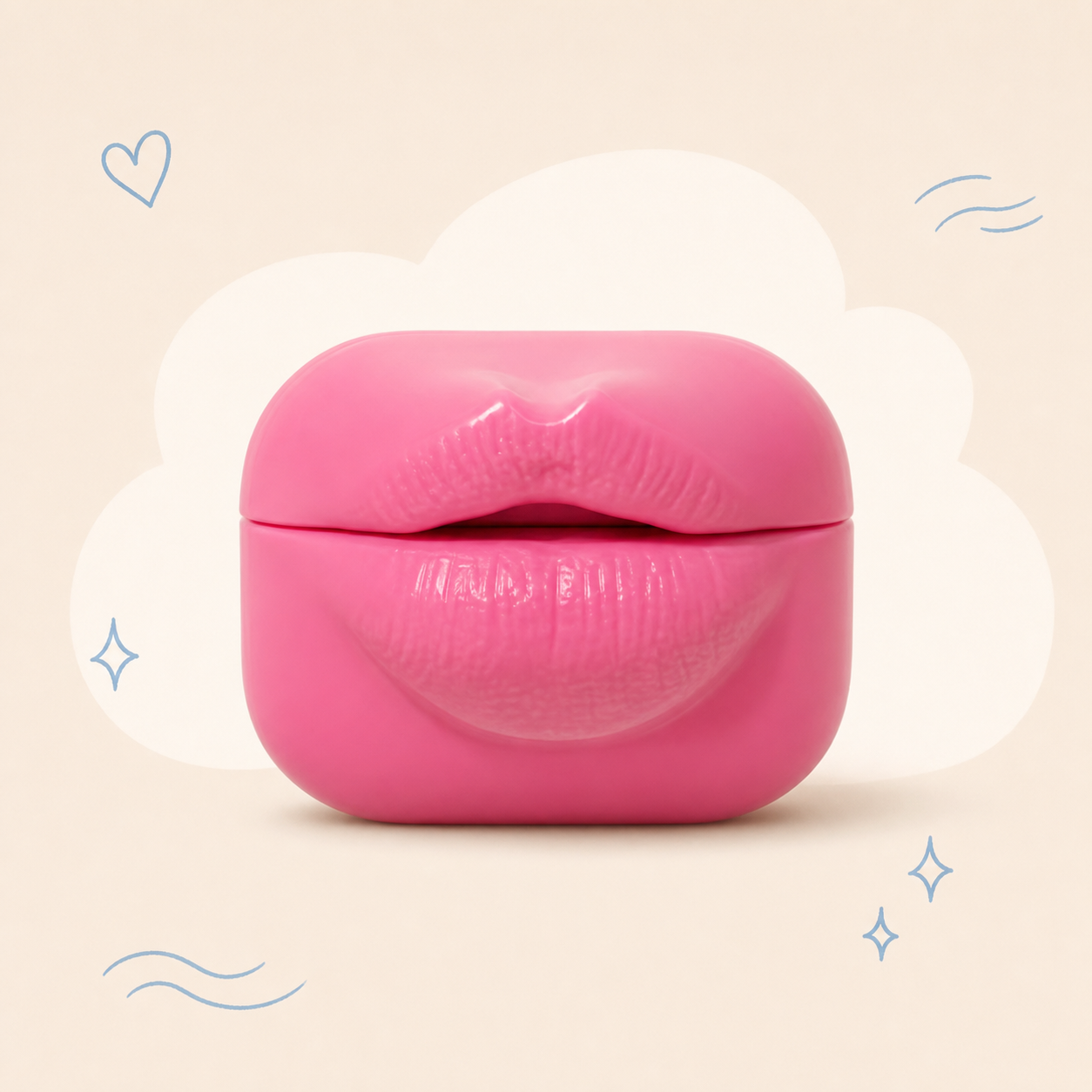 Barbie Lips AirPods Case