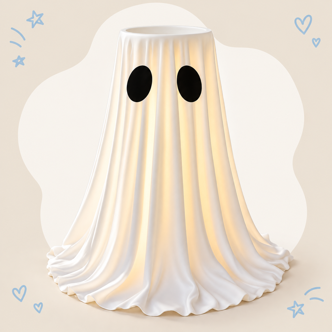 Light-Up Ghost Candy Bowl Stand、