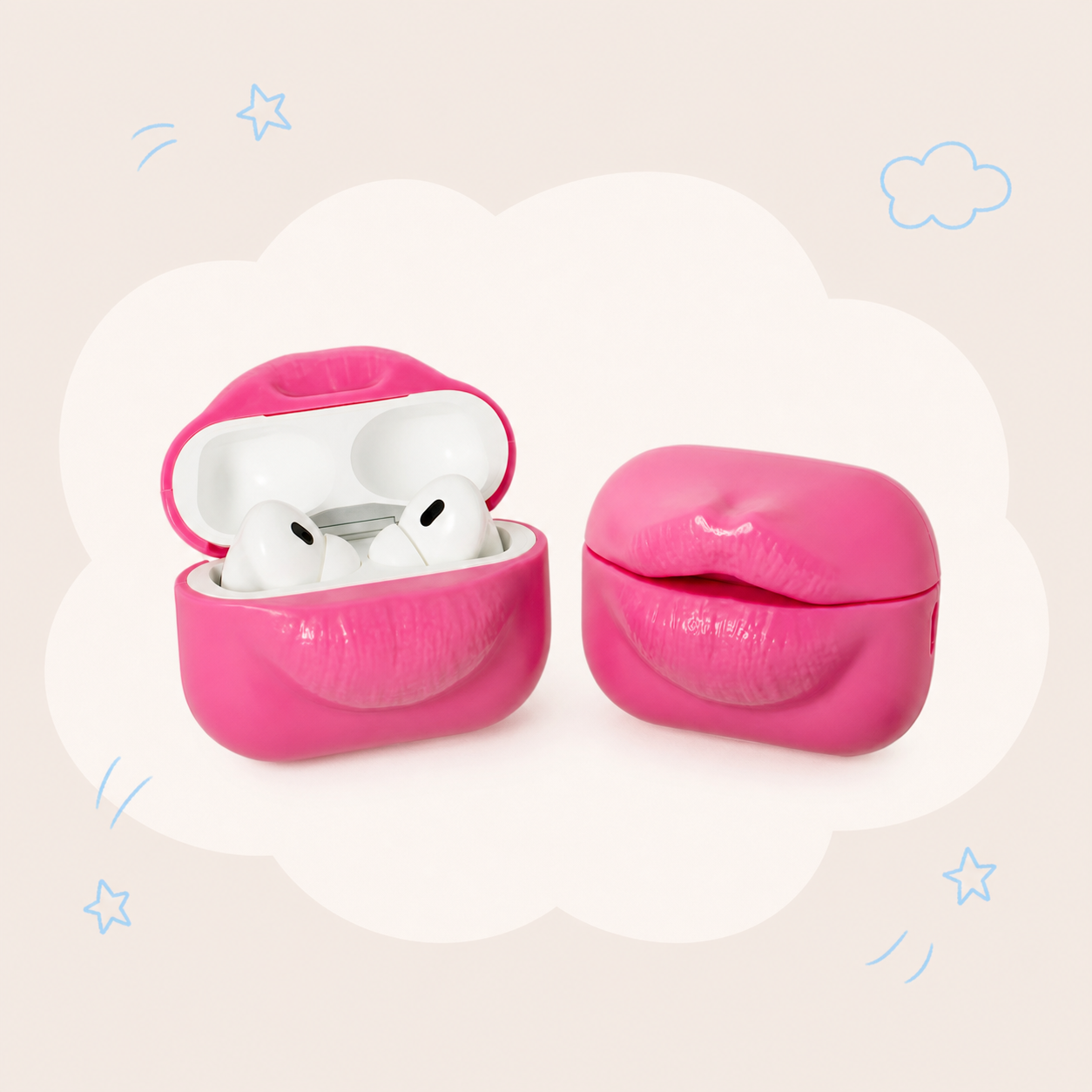 Barbie Lips AirPods Case
