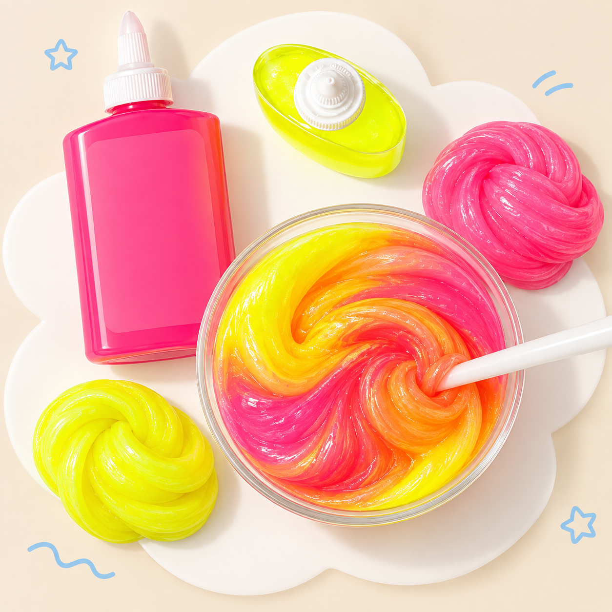 DIY Slime Making Kit with Mixing Container
