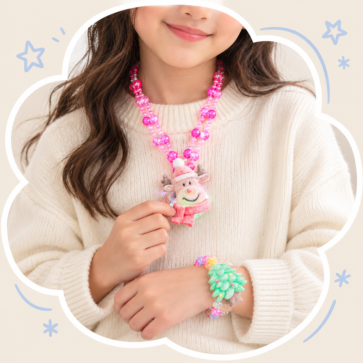 Light-Up Christmas Character Party Accessory