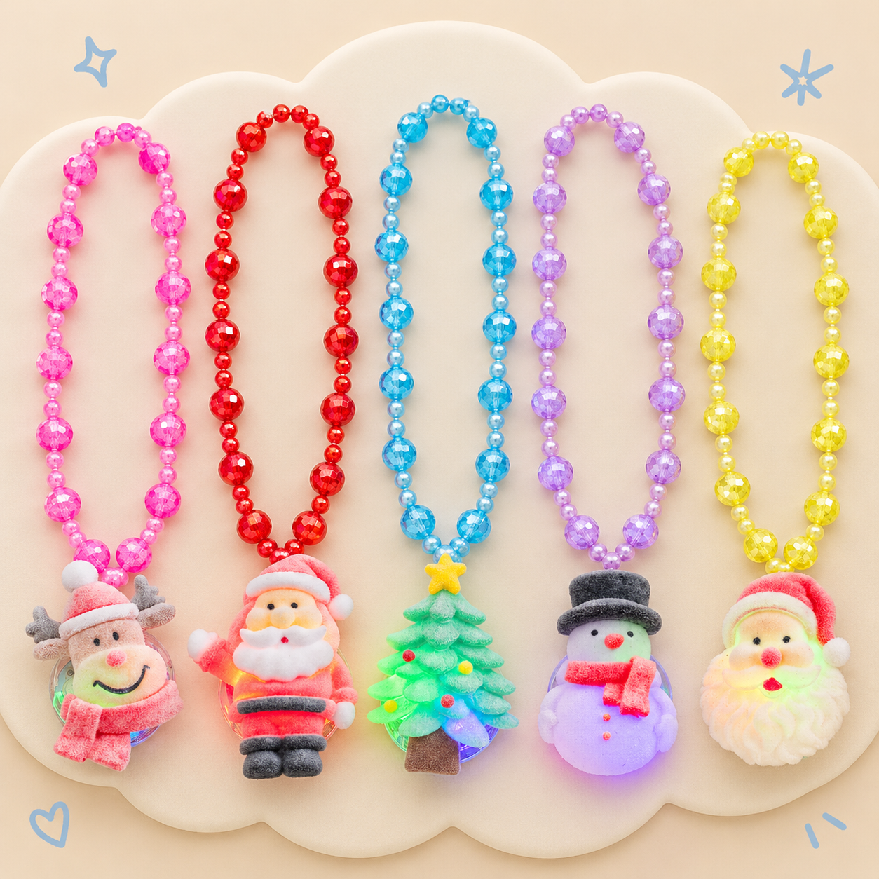 Light-Up Christmas Character Party Accessory