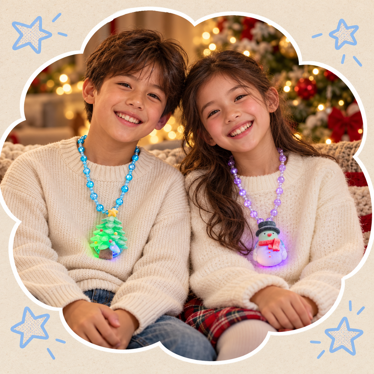 Light-Up Christmas Character Party Accessory