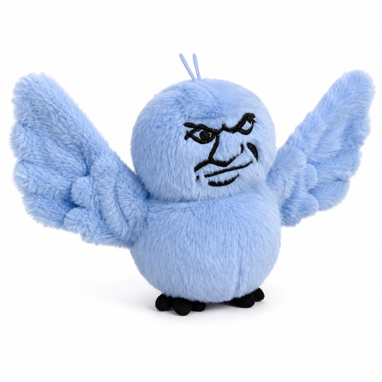 Unbothered Bird Plush – Funny Attitude Desk Buddy