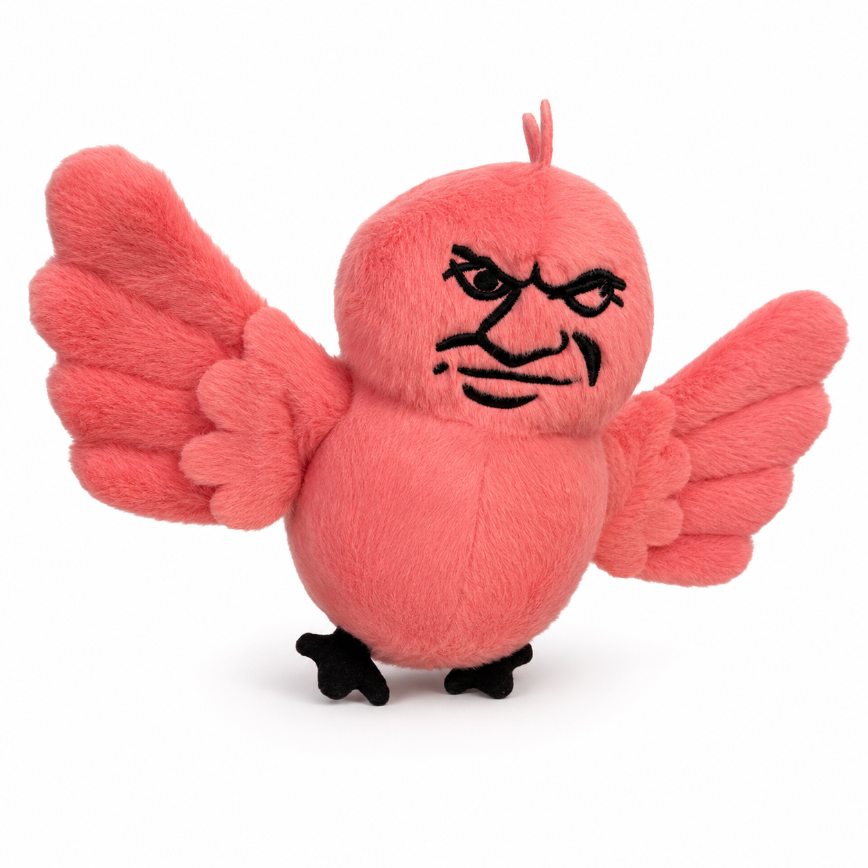 Unbothered Bird Plush – Funny Attitude Desk Buddy