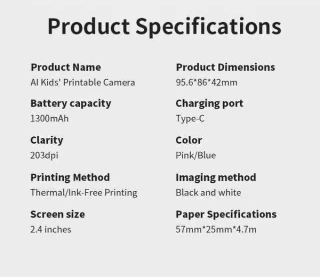 SMART AI PRINTING CAMERA
