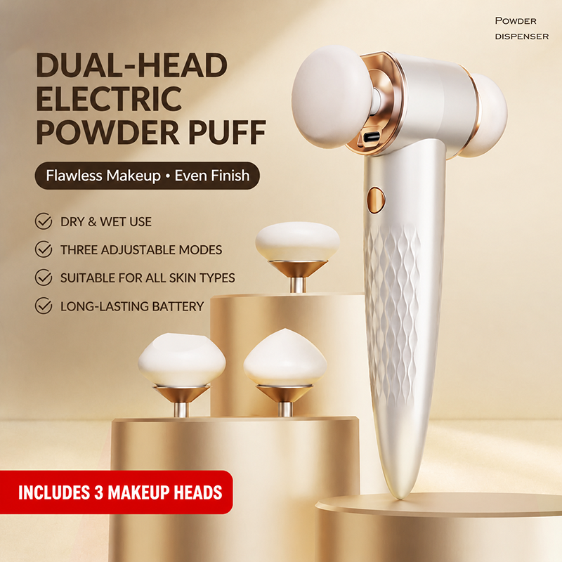 ELECTRIC POWDER MAKEUP APPLICATOR