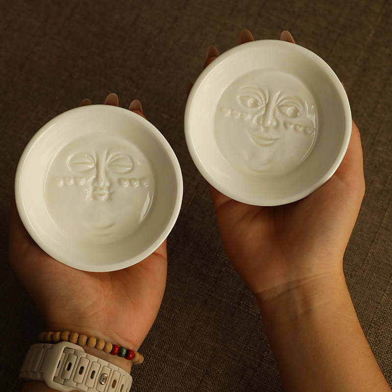 Funny 3D Face Soy Sauce Dish