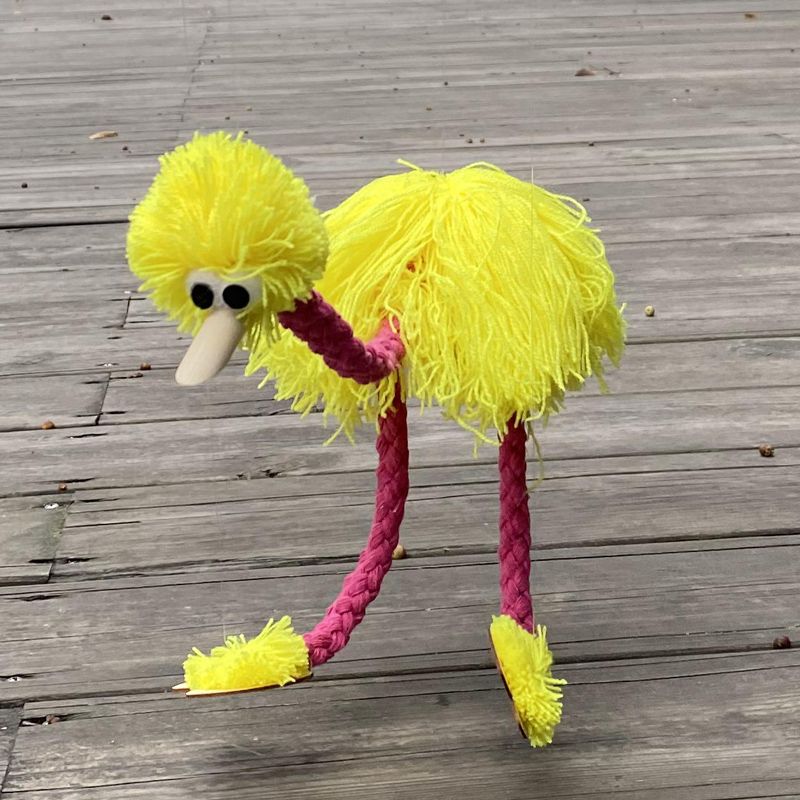 Pull-string Wooden Puppet Bird - Fun & Creative IQ Toy