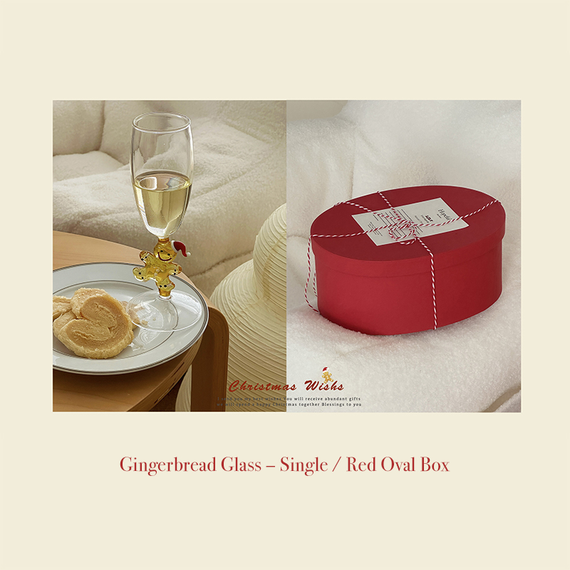 Christmas Gingerbread Man Creative Glass