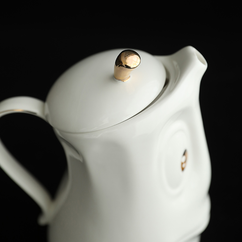 Funny 3D Face Ceramic Tea Set