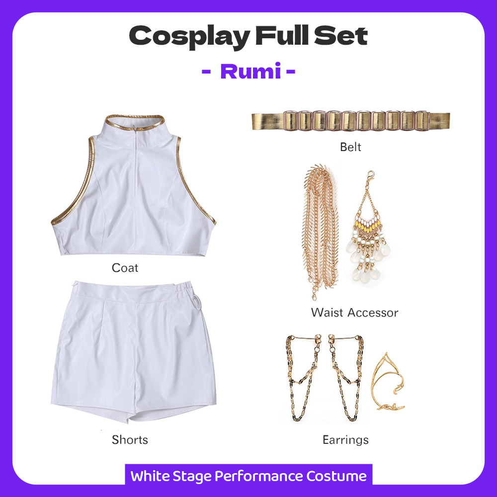 KPop Demon Hunters COS Stage Performance Costume