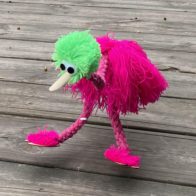 Pull-string Wooden Puppet Bird - Fun & Creative IQ Toy