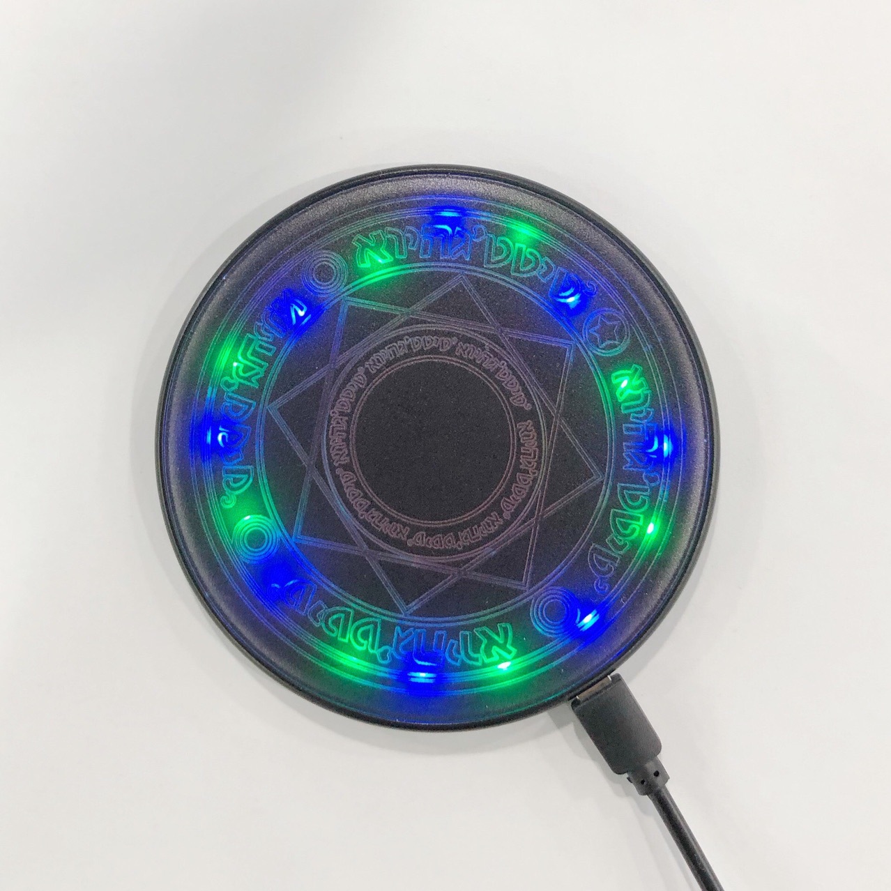 Creative Magic Circle LED Wireless Charger with Sound Effects