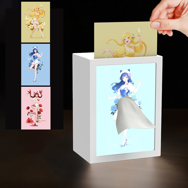 LED Photo Frame Tissue Box