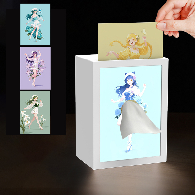 LED Photo Frame Tissue Box