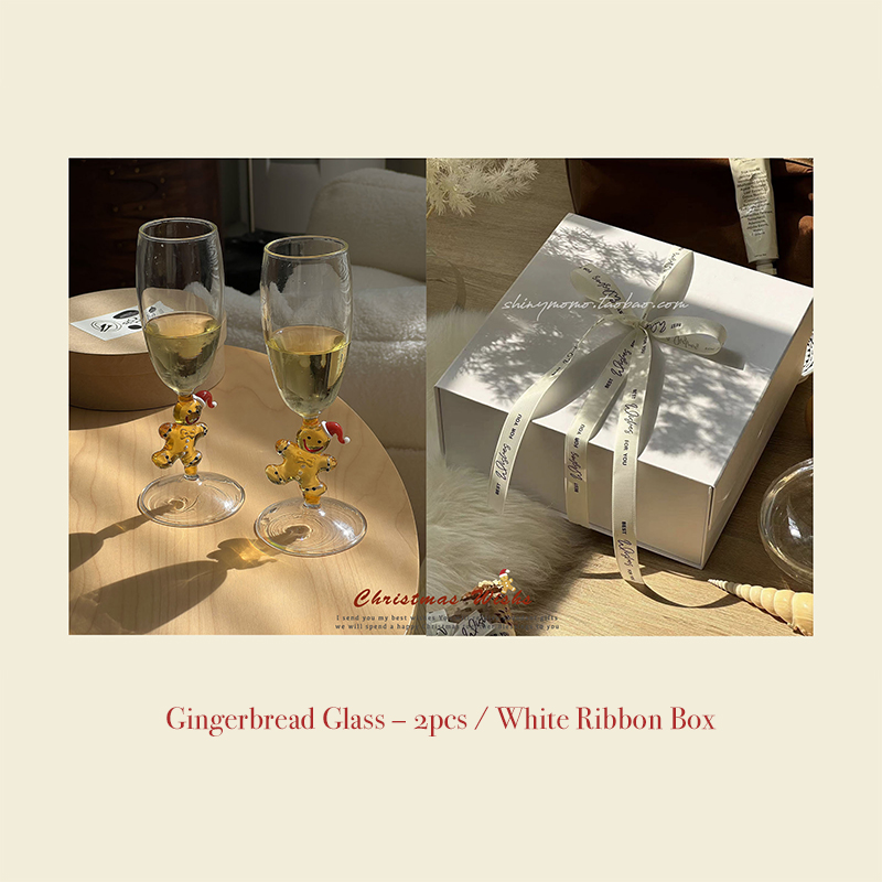 Christmas Gingerbread Man Creative Glass