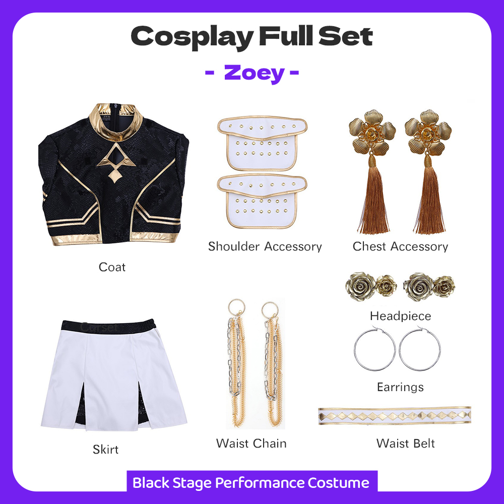 KPop Demon Hunters COS Stage Performance Costume