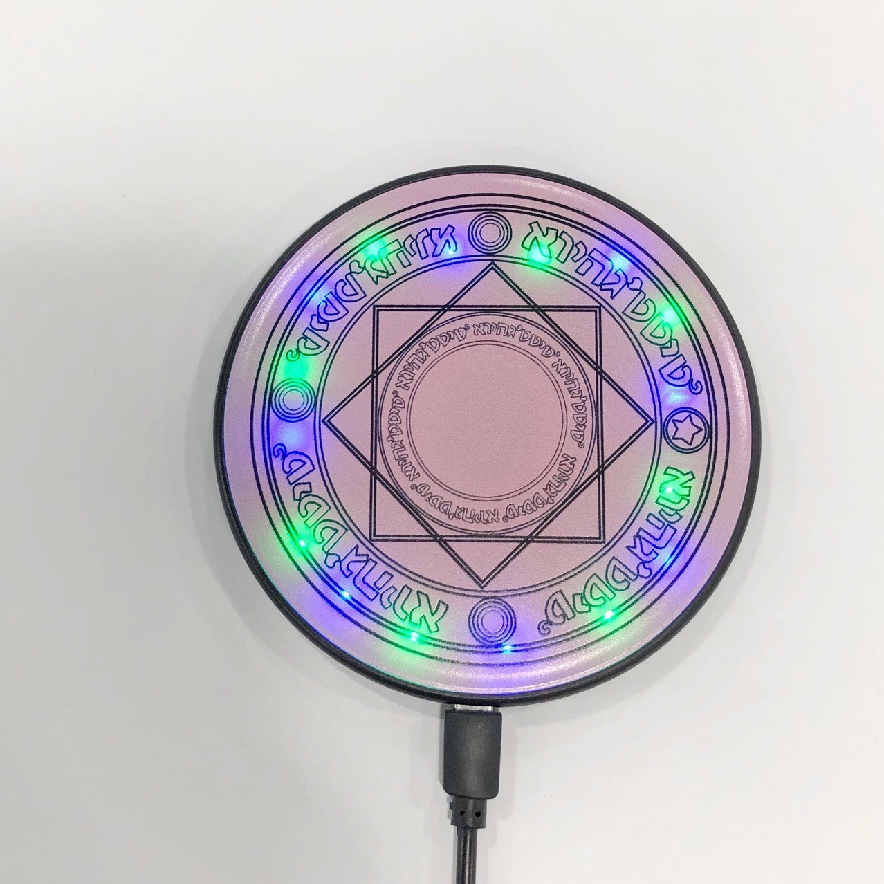 Creative Magic Circle LED Wireless Charger with Sound Effects