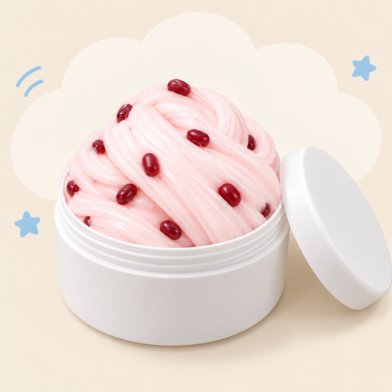 Pastel Butter-Style Slime in a Resealable Jar