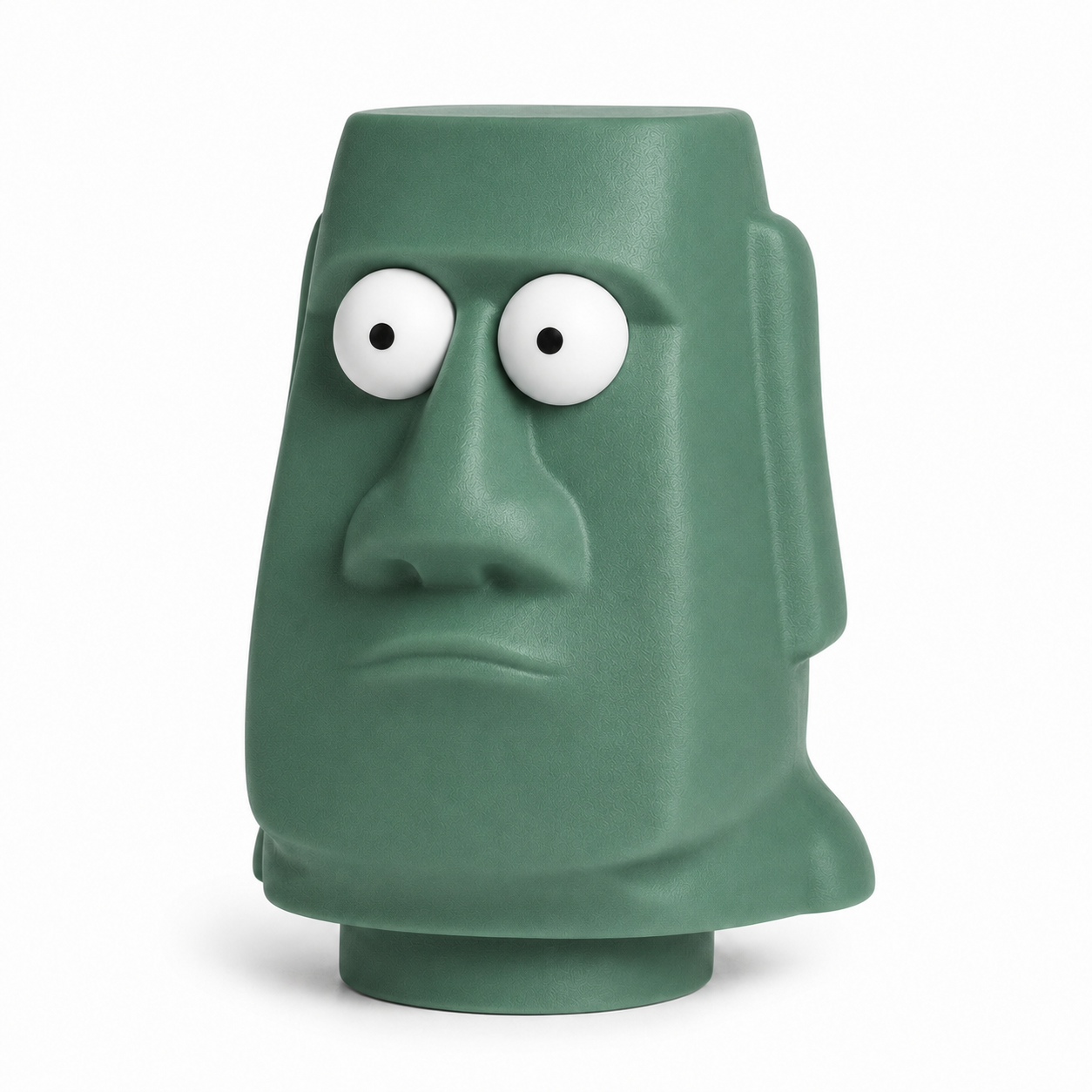 Pop-Eyed Moai Press Toy – 3D Printed Funny Desk Fidget
