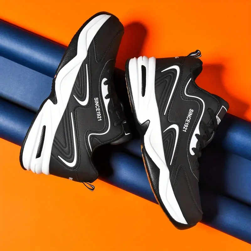 mens trendy breathable wear resistant chunky sneakers for traveling mens footwear details 6