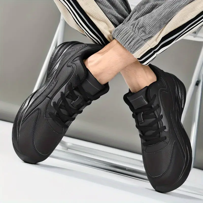 mens trendy breathable wear resistant chunky sneakers for traveling mens footwear details 1