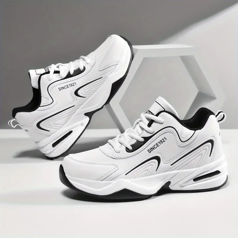 mens trendy breathable wear resistant chunky sneakers for traveling mens footwear details 4