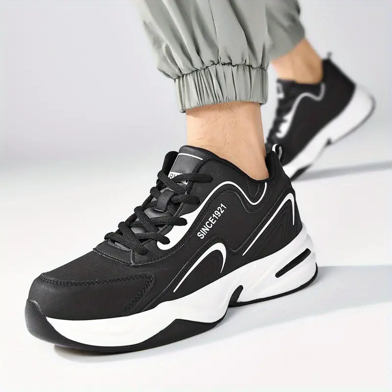 mens trendy breathable wear resistant chunky sneakers for traveling mens footwear details 8