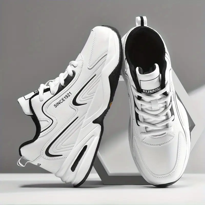 mens trendy breathable wear resistant chunky sneakers for traveling mens footwear details 5