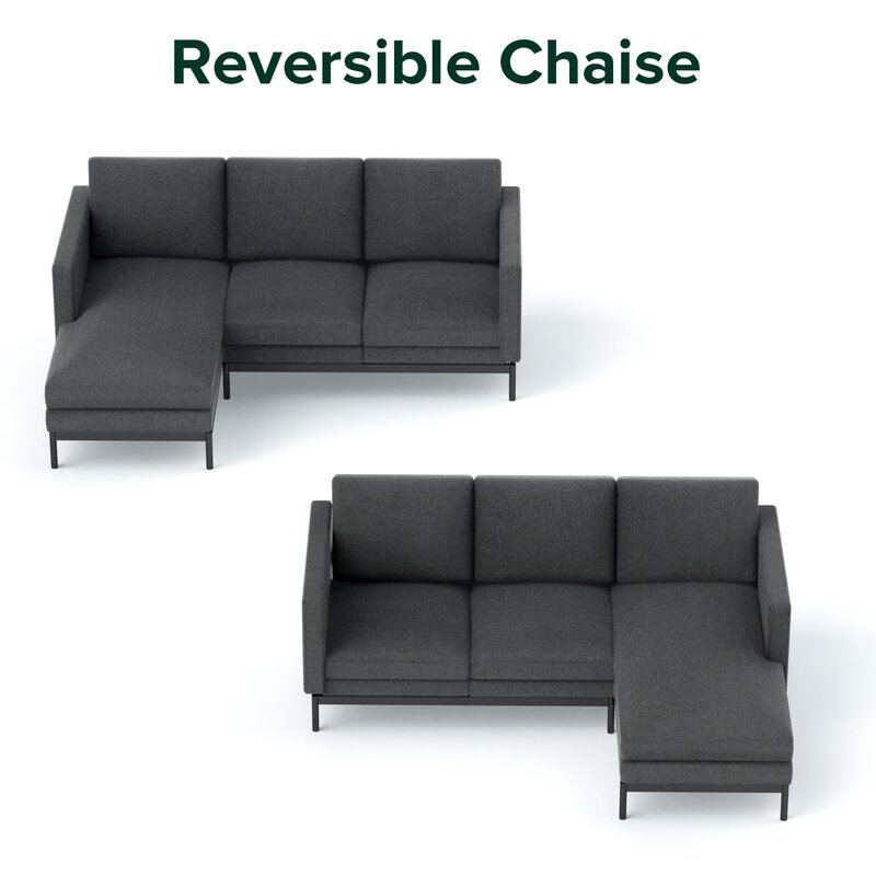 77′ Wide Reversible Sofa & Chaise