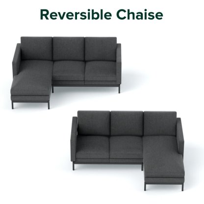 77′ Wide Reversible Sofa & Chaise
